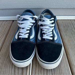 Black & Blue Vans